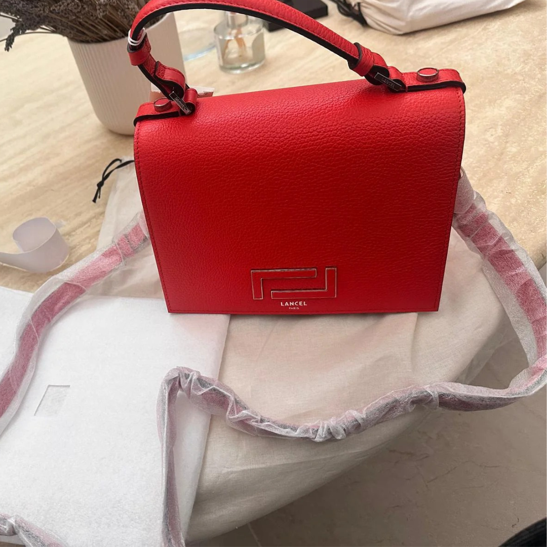 Sac Lancel Pia rouge