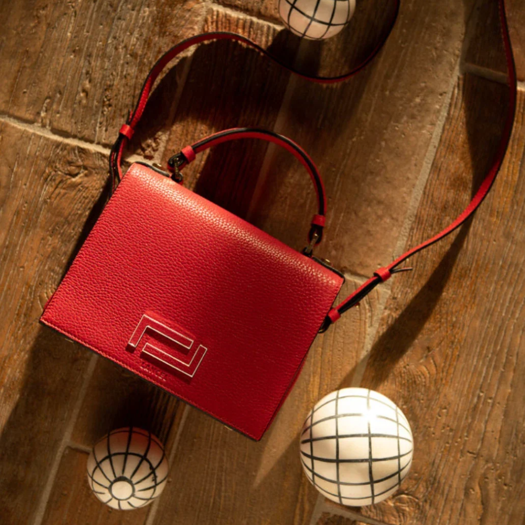 Sac Lancel Pia rouge