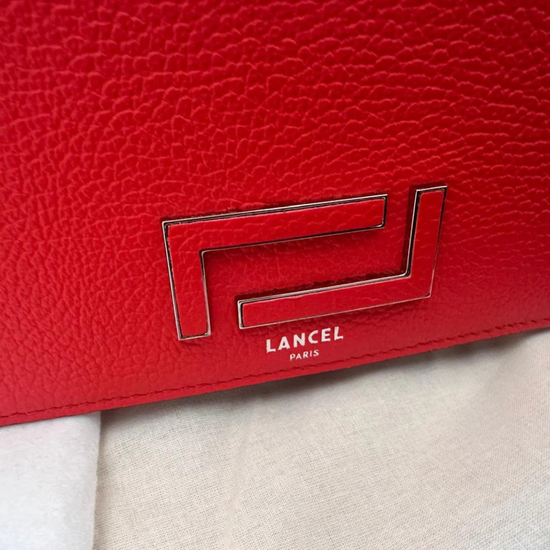 Sac Lancel Pia rouge