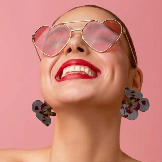 Lunettes Coeur Roses Gucci