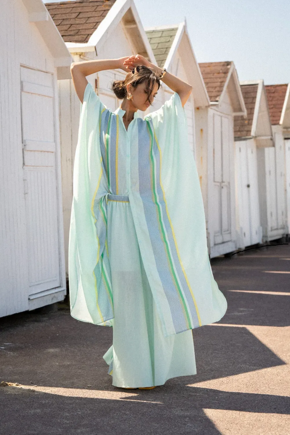 Ensemble Femme Chic 100% Coton Vert Turquoise Clair